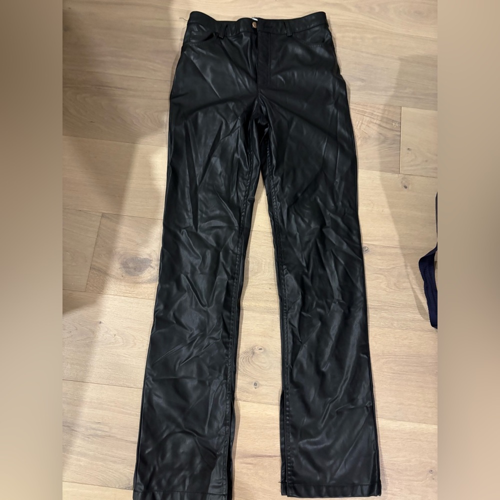 Zara leather pants